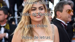 Louane  Soleil Feat P3GASE Paroles Lyrics Video English and Spanish Translation [upl. by Atteugram948]