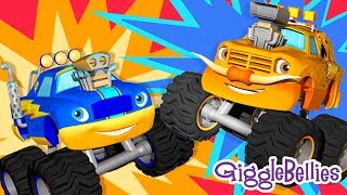 10 Monster Truck Videos for Kids  Learn Colors amp More Cartoons for Kids [upl. by Akemet111]