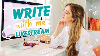 Write With Me LIVESTREAM ✍️✨ super chill writing session [upl. by Dielle]