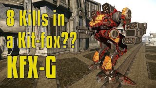 Kitfox KFXG Gives Free Hugs  8 Kill Match  MechWarrior Online [upl. by Piers]