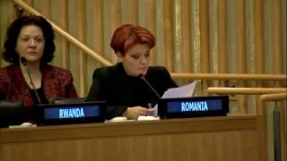 Lia Olguta Vasilescu Limba Engleza discurs la ONU [upl. by Gratt]