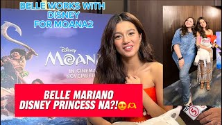 FULL INTERVIEW BELLE MARIANO KINUHA NG DISNEY PARA SA MOANA 2 [upl. by Hanimay136]