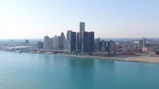 Detroit Michigan  Windsor Ontario [upl. by Melvena]