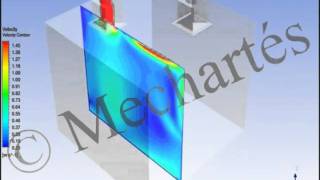 CFD Analysis Diffuser Mockup Room [upl. by Anaik]