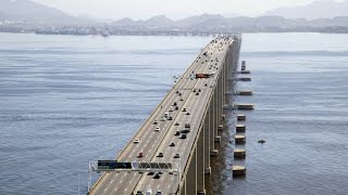 PONTE RIO  NITERÓI BRASIL 138 KM [upl. by Akinit]