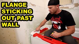 HOW TO TILE A TUB SHOWER  Step 1 Waterproofing and Prep [upl. by Adnahc123]