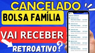 BOLSA FAMÍLIA CANCELADO FOI LIBERADO RETROATIVO DE 5 PARCELA NO APP bolsa família AGOSTO [upl. by Ahsinod]