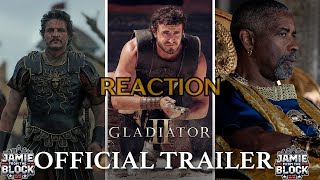 Gladiator 2 New Trailer Reaction SUPER HYPED [upl. by Humfried]