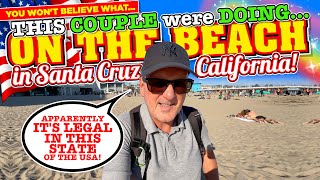 YOU WONT BELIEVE what THIS COUPLE were DOING on THE BEACH Apparently its Legal in CALIFORNIA [upl. by Eneirda]