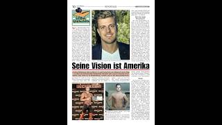 Zeitungsartikel über mich 🦾 seideineigenersuperhuman fitnessathlete fitness fitnessmotivation [upl. by Estevan]