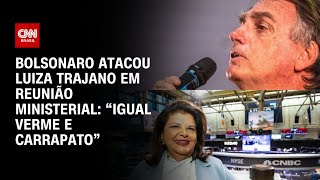 Bolsonaro atacou Luiza Trajano em reunião ministerial “igual verme e carrapato”  LIVE CNN [upl. by Akirdnahs286]