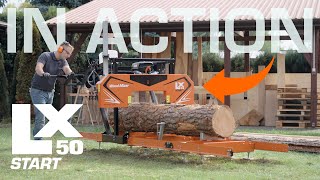 LX50START Portable Sawmill in Action  WoodMizer [upl. by Stevy]