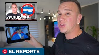 Youtuber venezolano Oscar Alejandro denuncia censura tras su visita en Nicaragua [upl. by Nireil993]