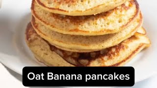 Oat Banana Pancake Recipe Easy Breakfast Delight [upl. by Dlonyer]