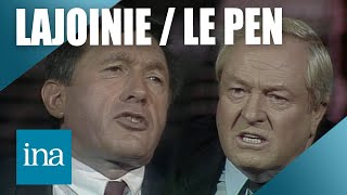 André Lajoinie et JeanMarie Le Pen débattent sur limmigration et le travail en 1987 [upl. by Aeneus]