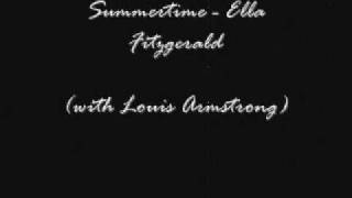 Summertime Ella Fitzgerald with Louis Armstrong [upl. by Yclek456]