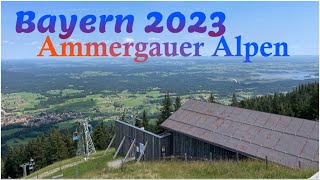 Ammergauer Alpen 2023 Saulgrub  Oberammergau  Hörnle  Kolbensattel  Bayern  München [upl. by Warfield]