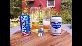 Keystone Light  41 Vs Yuengling Premium Light  35  Taste Challenge Thursday [upl. by Benioff]