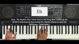 How to play Andavare irakkamayirum song on keyboard  keyboard tutorial  catholic song [upl. by Erena598]