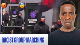 Racist Group Marches In Columbus Ohio [upl. by Eenar]