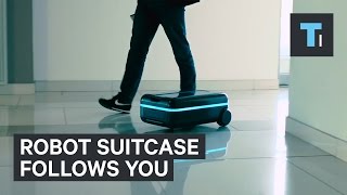 This robot suitcase will follow you around [upl. by Annayehc]