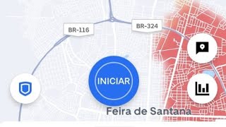 7 HORAS ONLINE NA UBER  FEIRA DE SANTANA [upl. by Ceevah210]