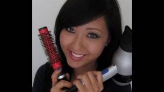 HAIR Bang Styling amp Blow Drying Tutorial [upl. by Enaenaj]