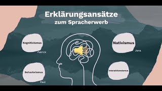 Spracherwerbstheorien [upl. by Tomasine]