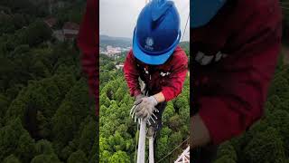 fixing electrical wires is such a dangerous job 😱 shortvideo shorts [upl. by Mitchiner]