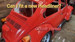 Fitting a VW Beetle headliner [upl. by Avir]