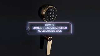 How to Change the Combinationon a Brown Safe Electronic Safe Lock [upl. by Justis800]