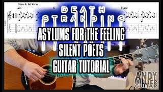 Death Stranding Silent Poets Asylums For The Feeling Guitar Tutorial [upl. by Luce]