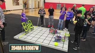 2048A Bellaire VEX IQ Team Work 25 with 58 Points [upl. by Dominica]