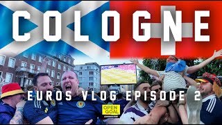 🏴󠁧󠁢󠁳󠁣󠁴󠁿 COLOGNE EUROS VLOG EPISODE 2  Scotland Fan Zone Goes Wild At Goal vs Switzerland [upl. by Ardella]