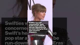 Taylor Swift fans concerned after she appears sick during Singapore show shorts [upl. by Noelle]