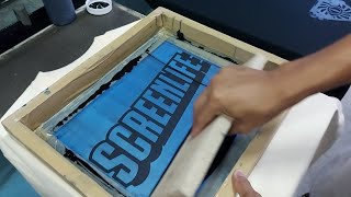 DIY SCREEN PRINTING w Starter Kit  Screen Life [upl. by Nodrog]