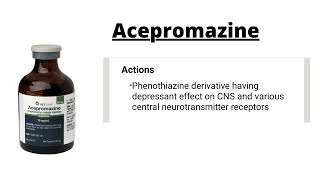 Acepromazine  Vet Simplified [upl. by Nayra]