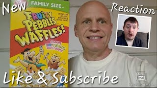 Reaction Limited Edition Fruity Pebbles Waffles Cereal Review [upl. by Oremo]