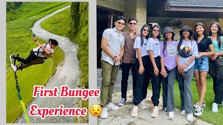 Pokhara Vlog☀️ First Bungee experience😳 twinnygirls4294 deepadamanta714 IXCHITABIXCHITA [upl. by Siramaj]