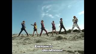 Super sentai dekaranger vs abaranger tranformation [upl. by Ljoka]