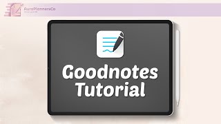 Guide Goodnotes 5 Tutorial auraplannersco [upl. by Tumer]