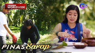 Puso ng saging iluluto sa gata na kakaiba ang kulay  Pinas Sarap [upl. by Einnaj]