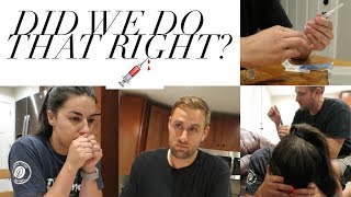 Did We Do That Right First Estradiol Injection  IVF Journey [upl. by Kravits404]