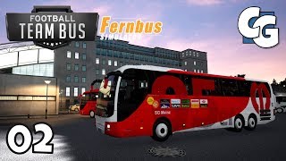 Football Team Bus  Ep 2  Match Day  Fernbus Simulator Addon [upl. by Ilahtan]