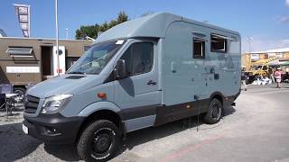 4x4 Mercedes Sprinter motorhome from Woelcke Germany [upl. by Ardnasela]