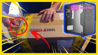 el UNBOXING gabinete COOLER MASTER Q300L mira que HERMOSO es [upl. by Wolbrom]