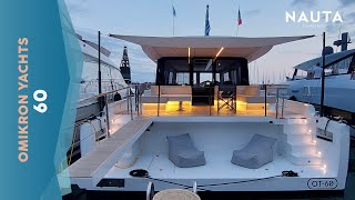 Omikron Yachts 60  POV Boat tour esterni e cabine [upl. by Irwin]