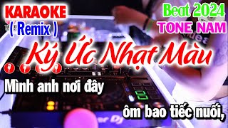 Ký Ức Nhạt Màu Karaoke Remix Tone Nam  Sôi Động Nhất Hành Tinh [upl. by Nnairet]