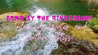 ASMR by the Riverbank  Flowing Water and Nature Bliss [upl. by Inasah527]