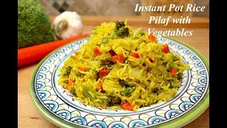 Instant Pot Rice Pilaf with Vegetables [upl. by Marou]